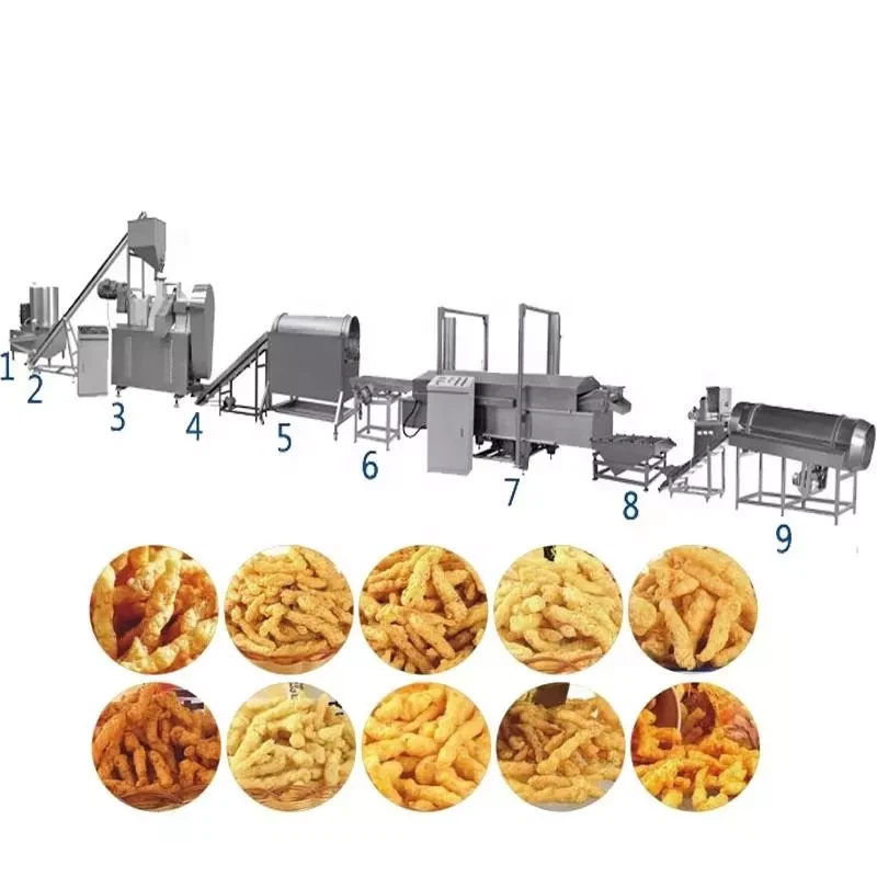 Cheetos Kurkure Niknakin prosessilinja